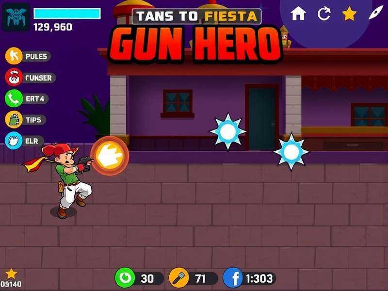 Fiesta Gun Hero multiplayer battle scene
